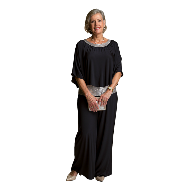 Lillian | Ensemble Élégant Chic à Manches Amples
