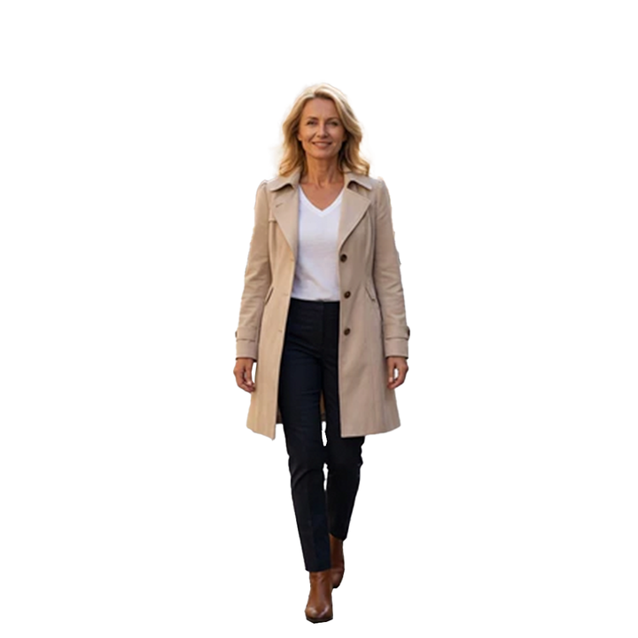 Olivia – Manteau d'été vintage élégant
