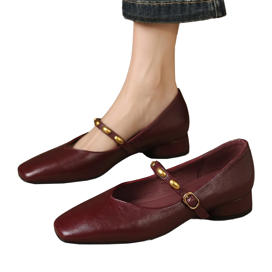 Zyra | Ballerines en cuir véritable
