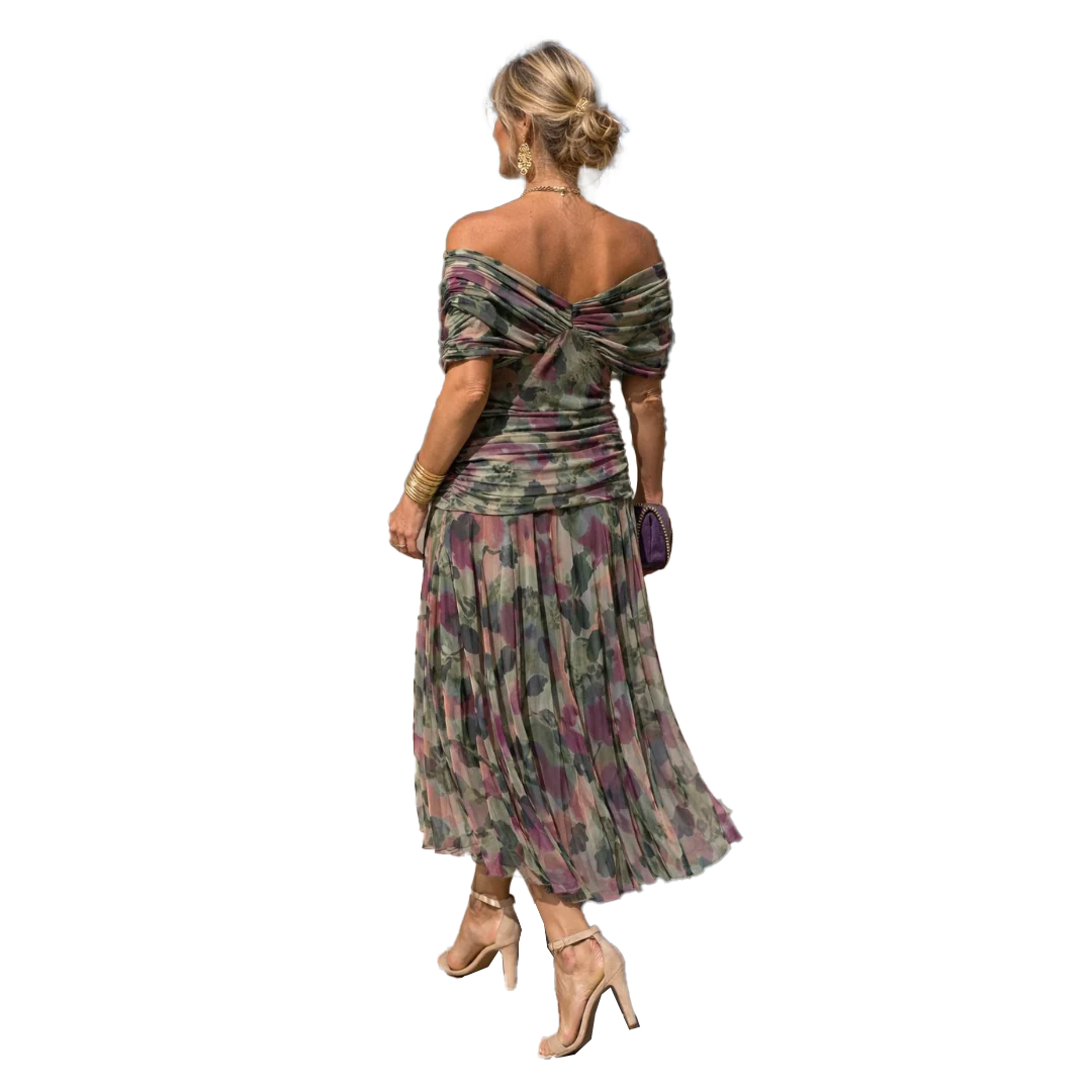 Mikaela | Robe Maxi Off Shoulder