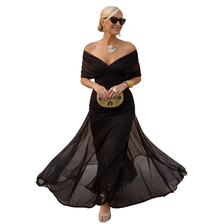 Mikaela | Robe Maxi Off Shoulder