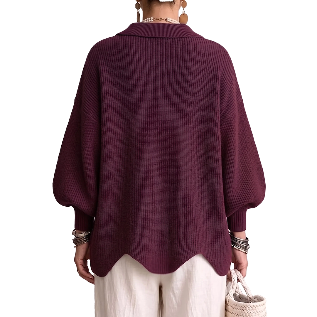 Annabel | Le Cardigan à Boutons Dorés