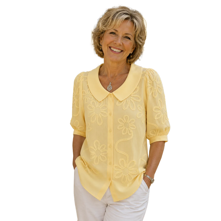 Fiora™ │ Blouse Florale Élégante