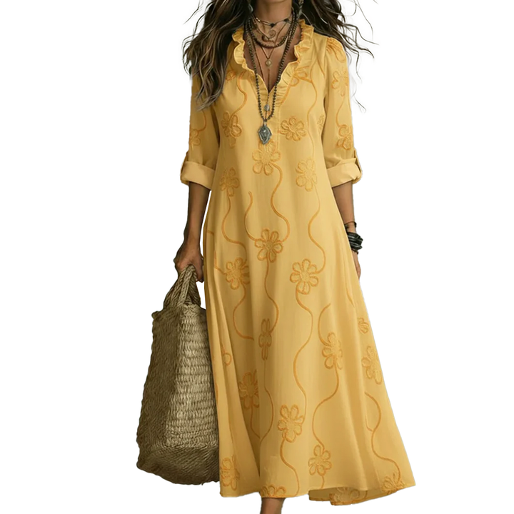Bobbie - Robe Maxi Florale pour les Jours d'Été