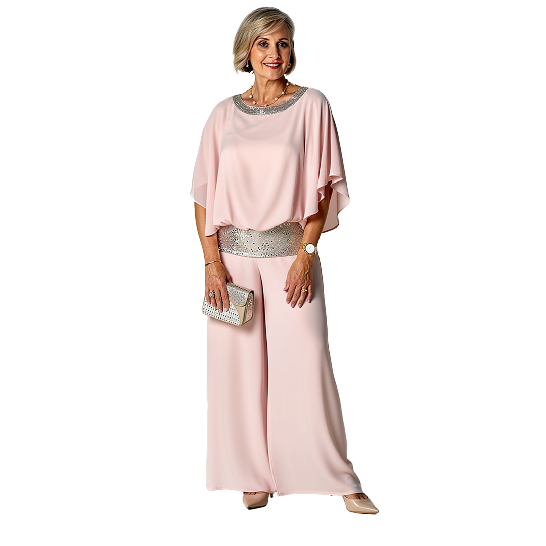Lillian | Ensemble Élégant Chic à Manches Amples