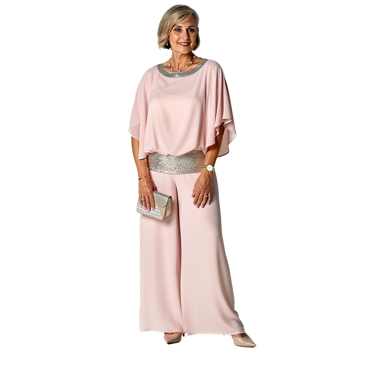 Lillian | Ensemble Élégant Chic à Manches Amples