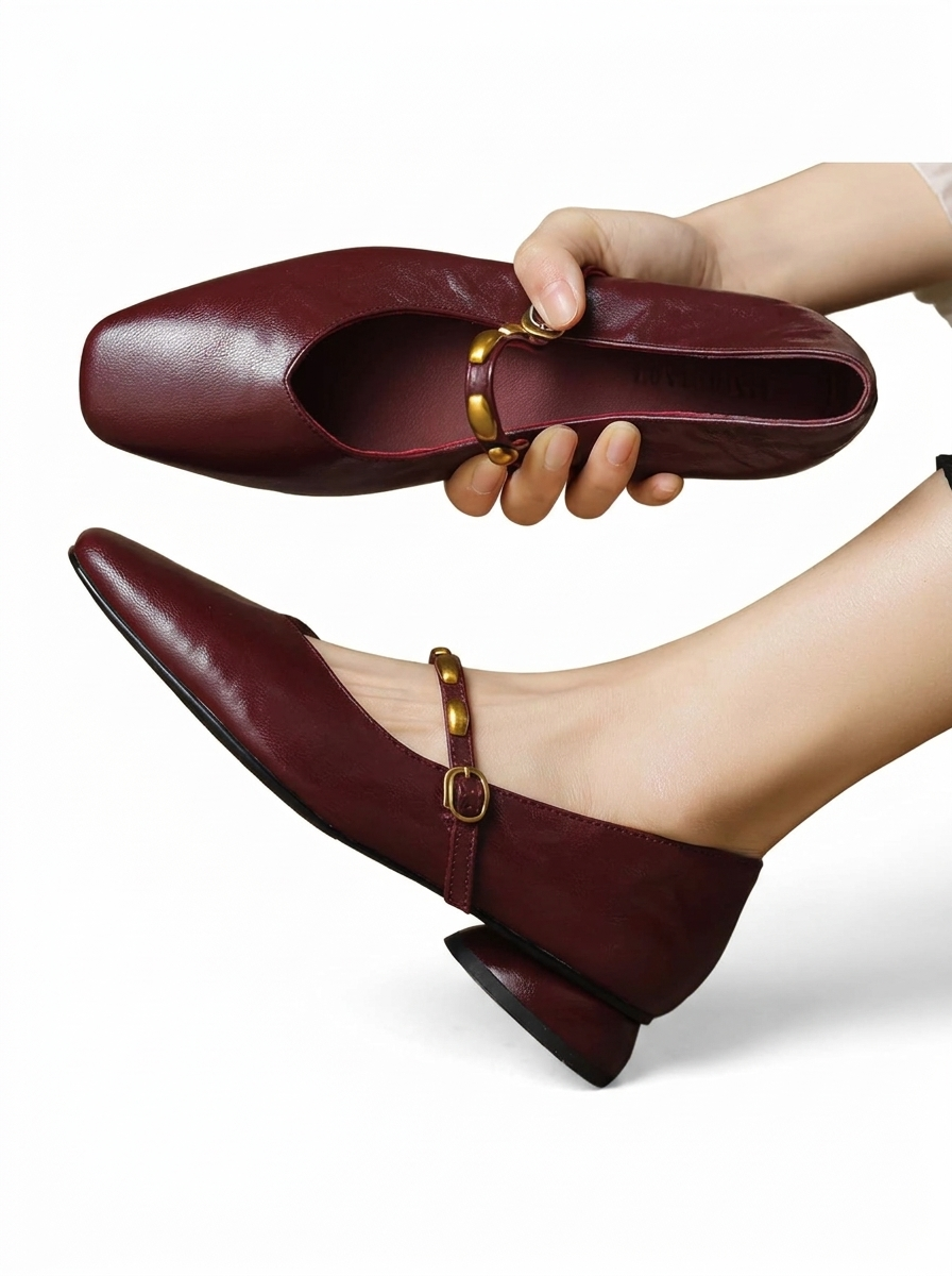 Zyra | Ballerines en cuir véritable