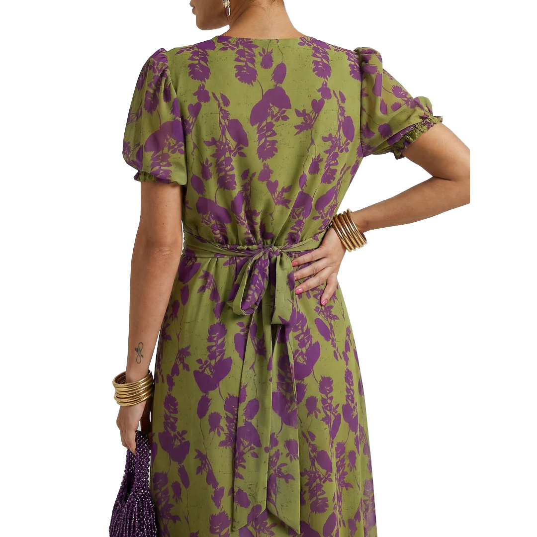 Virel | Robe Midi Florale Décontractée