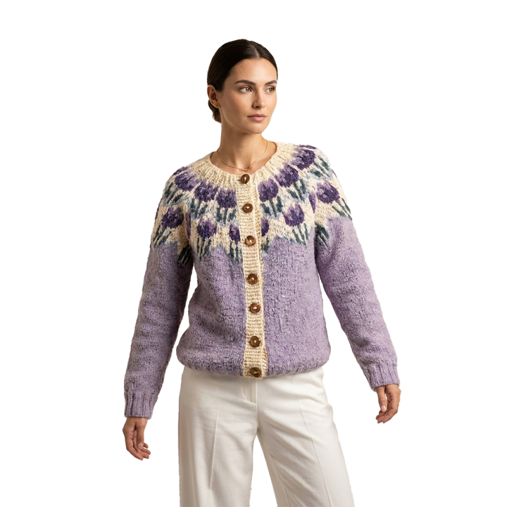 Josephine | cardigan islandais vintage