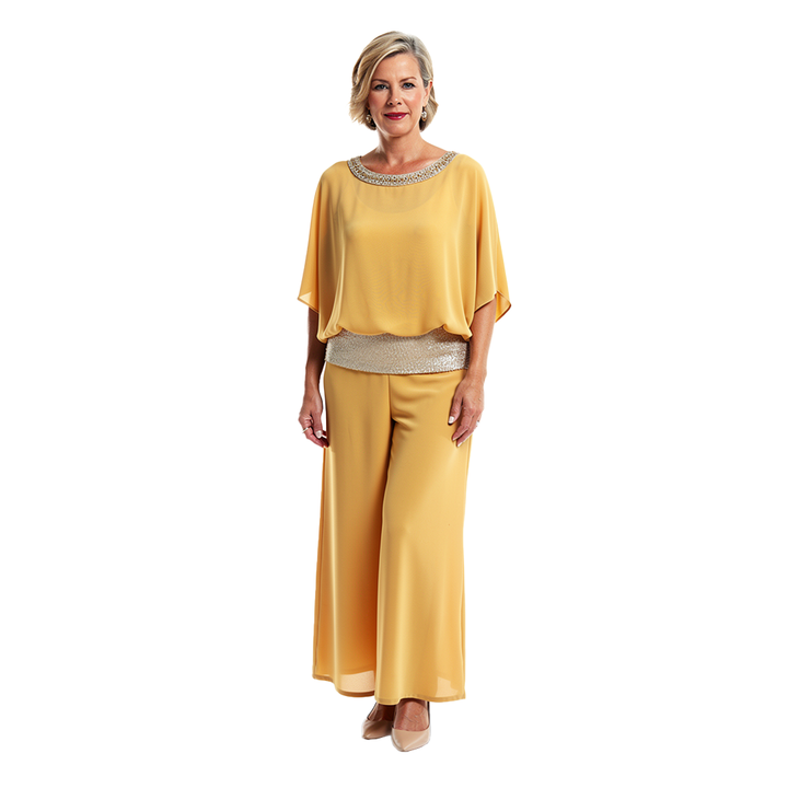 Lillian | Ensemble Élégant Chic à Manches Amples