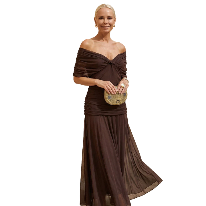 Mikaela | Robe Maxi Off Shoulder