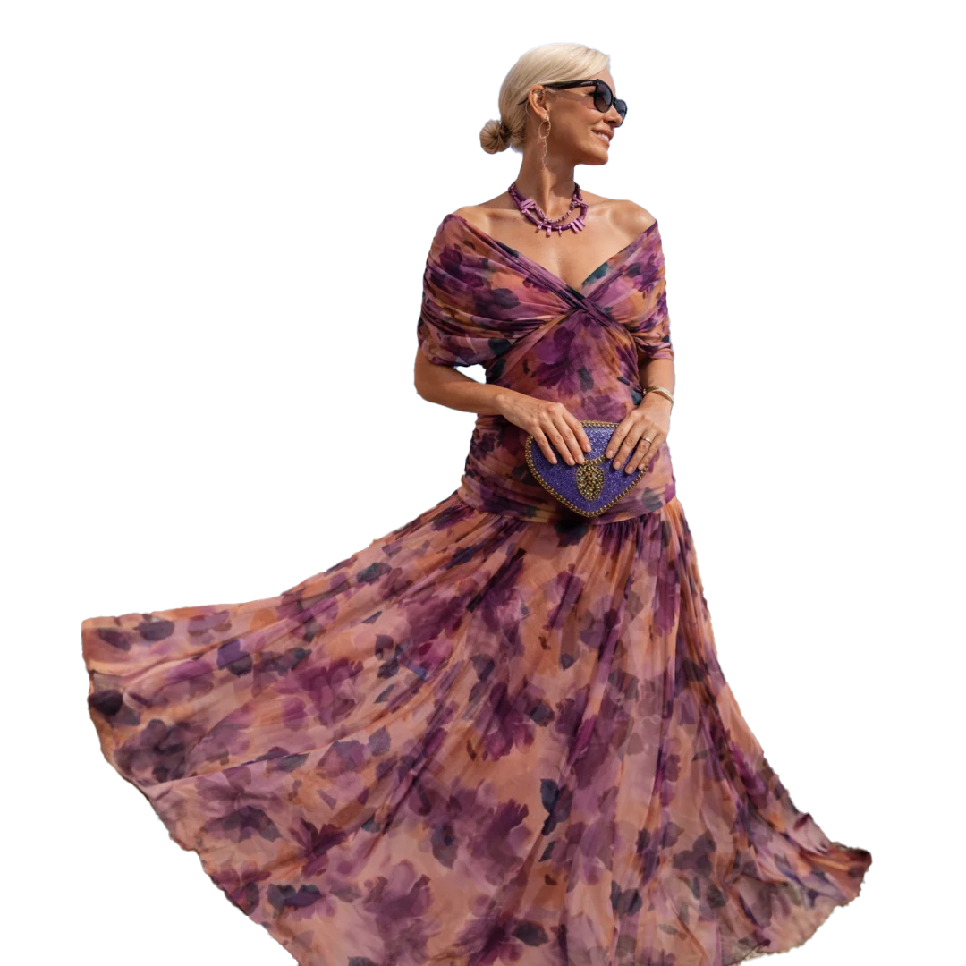 Mikaela | Robe Maxi Off Shoulder