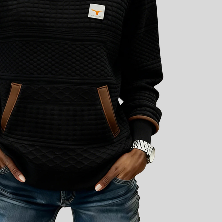 Noelle™ | Sweat-shirt à col rond colorblock