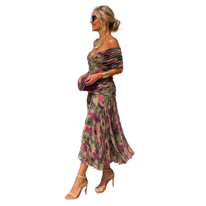 Mikaela | Robe Maxi Off Shoulder