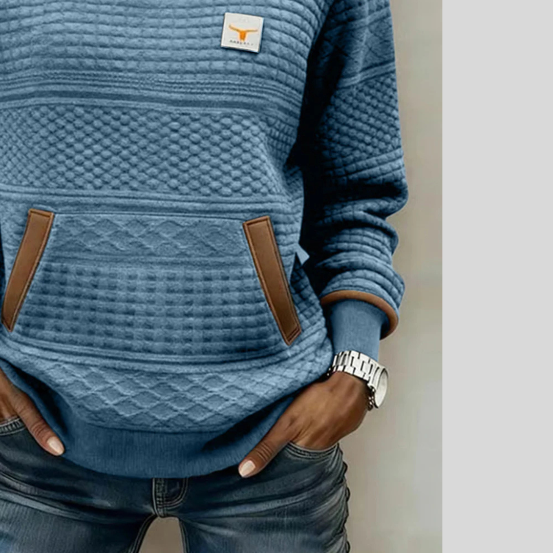 Noelle™ | Sweat-shirt à col rond colorblock