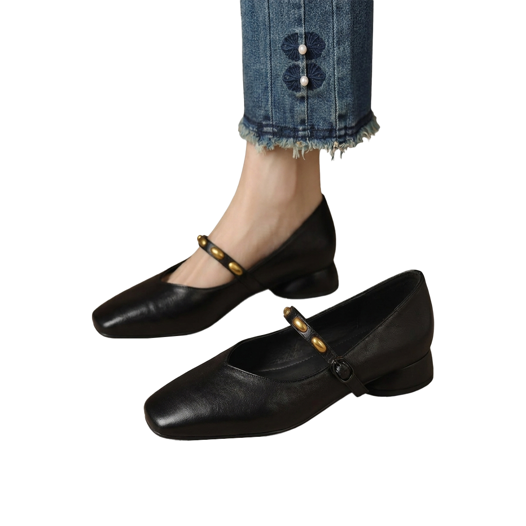 Zyra | Ballerines en cuir véritable