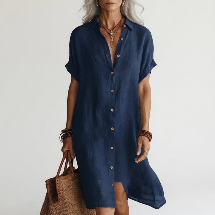 Geneviève - Robe Chemise Midi Premium
