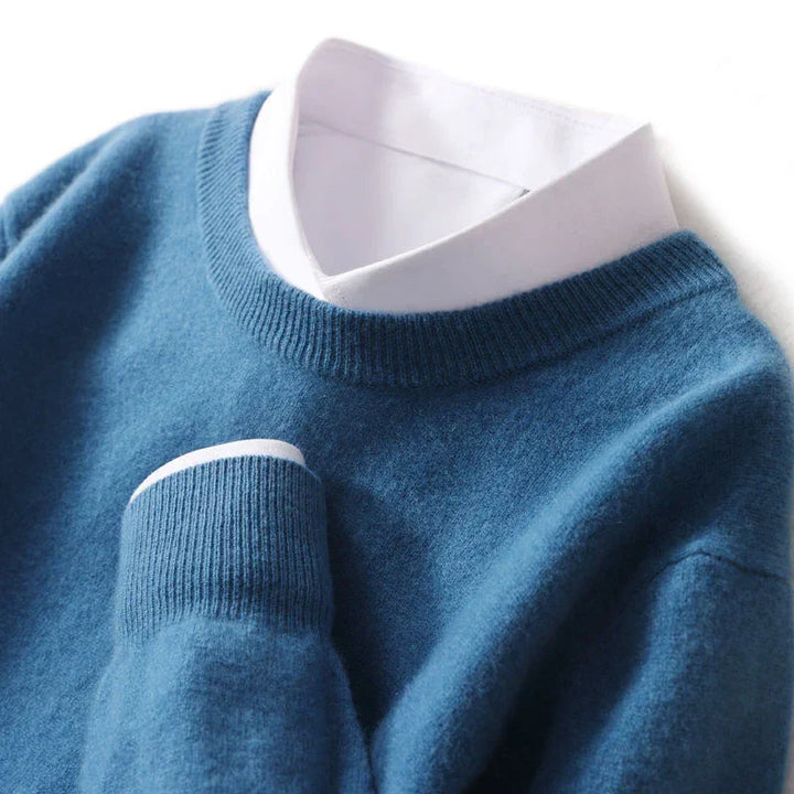 Wesley | Pull en Laine Australienne à Col Rond