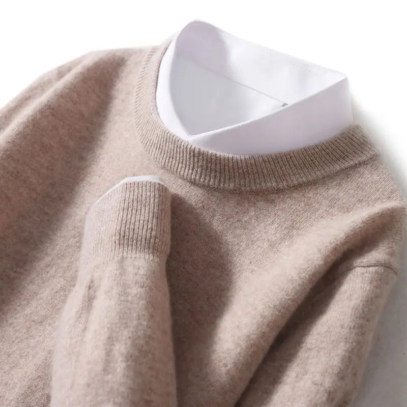Wesley | Pull en Laine Australienne à Col Rond