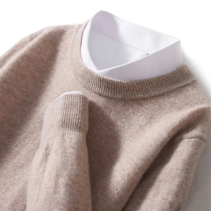 Wesley | Pull en Laine Australienne à Col Rond