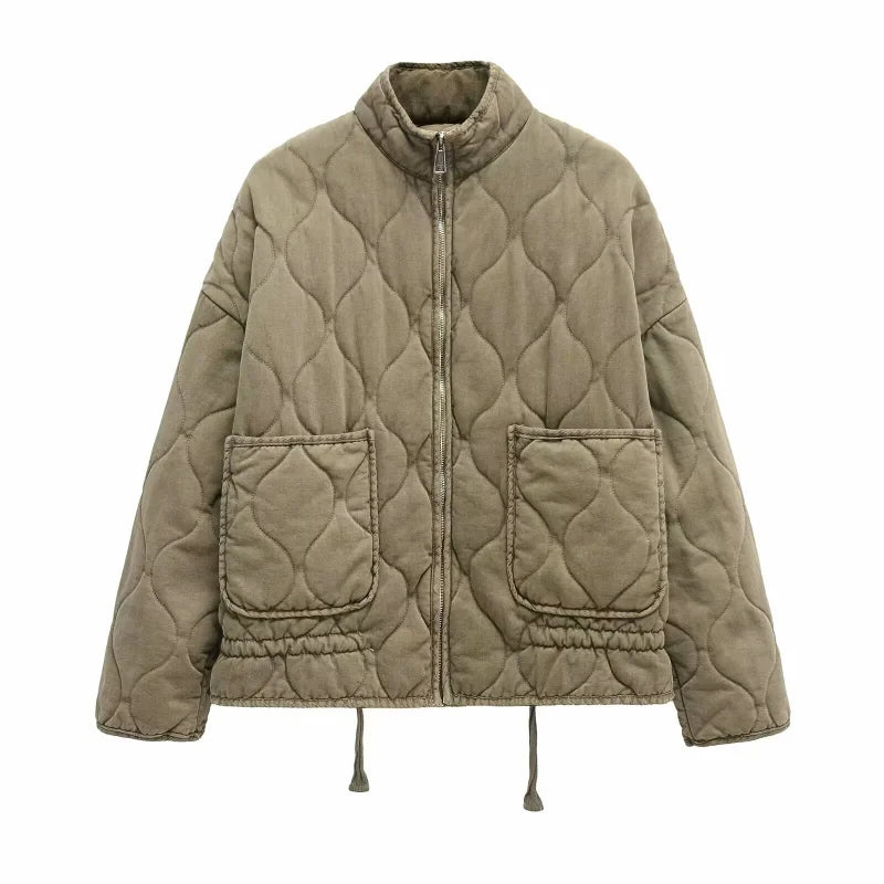 Arnalie - Veste Quotidienne avec Détails de Poche
