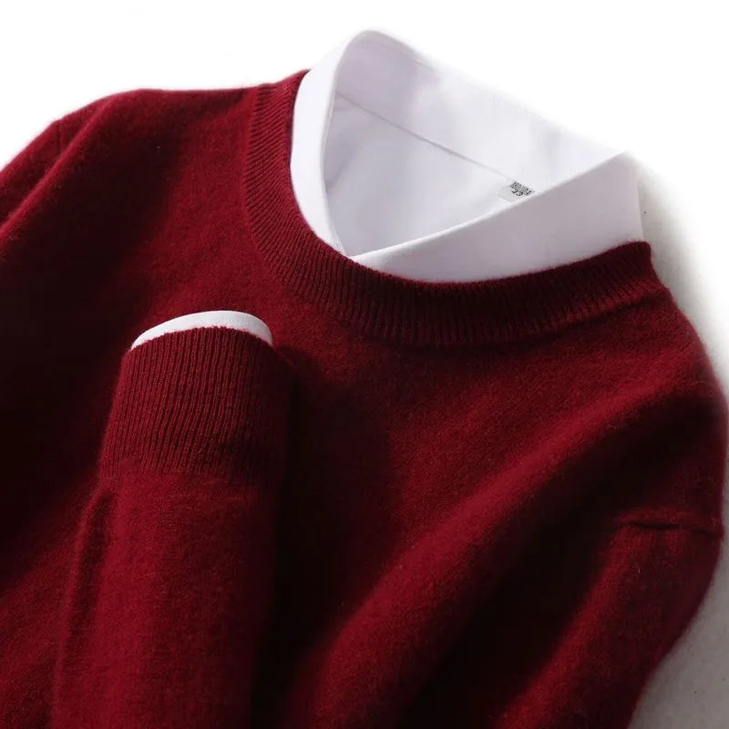 Wesley | Pull en Laine Australienne à Col Rond