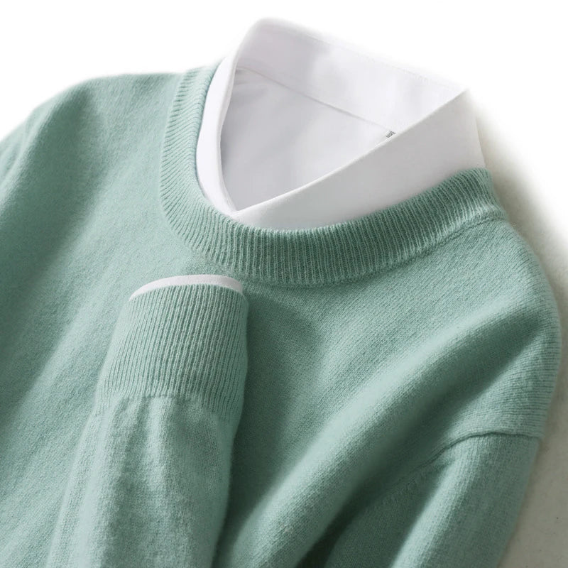 Wesley | Pull en Laine Australienne à Col Rond