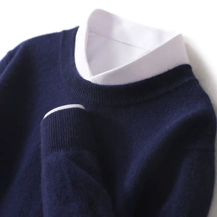 Wesley | Pull en Laine Australienne à Col Rond