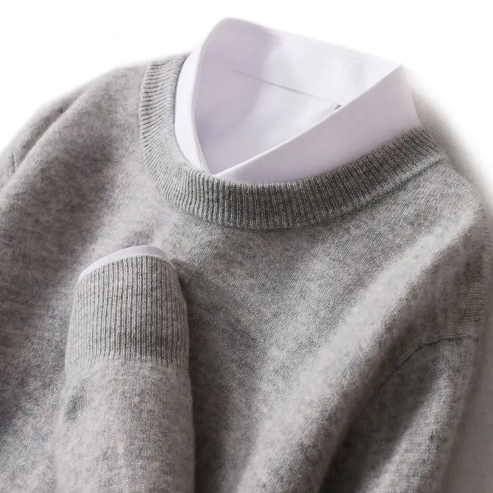 Wesley | Pull en Laine Australienne à Col Rond