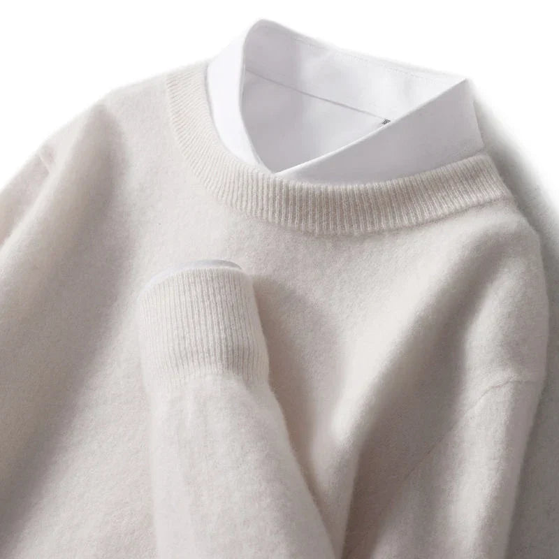 Wesley | Pull en Laine Australienne à Col Rond