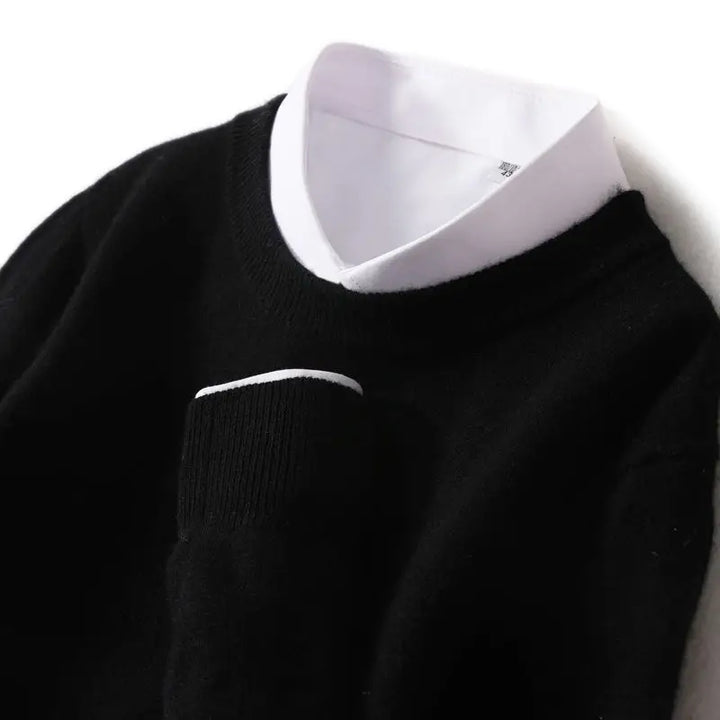 Wesley | Pull en Laine Australienne à Col Rond