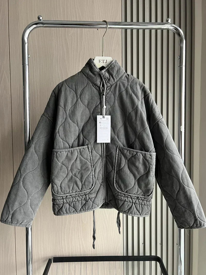 Arnalie - Veste Quotidienne avec Détails de Poche