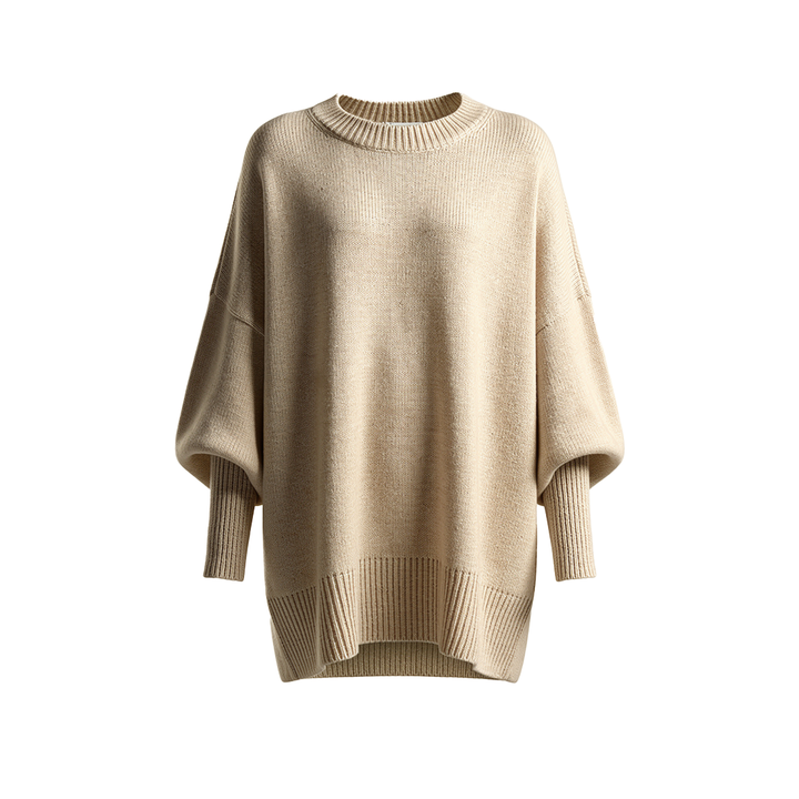 Jennifer | Pull Drapé Oversize à Col Large