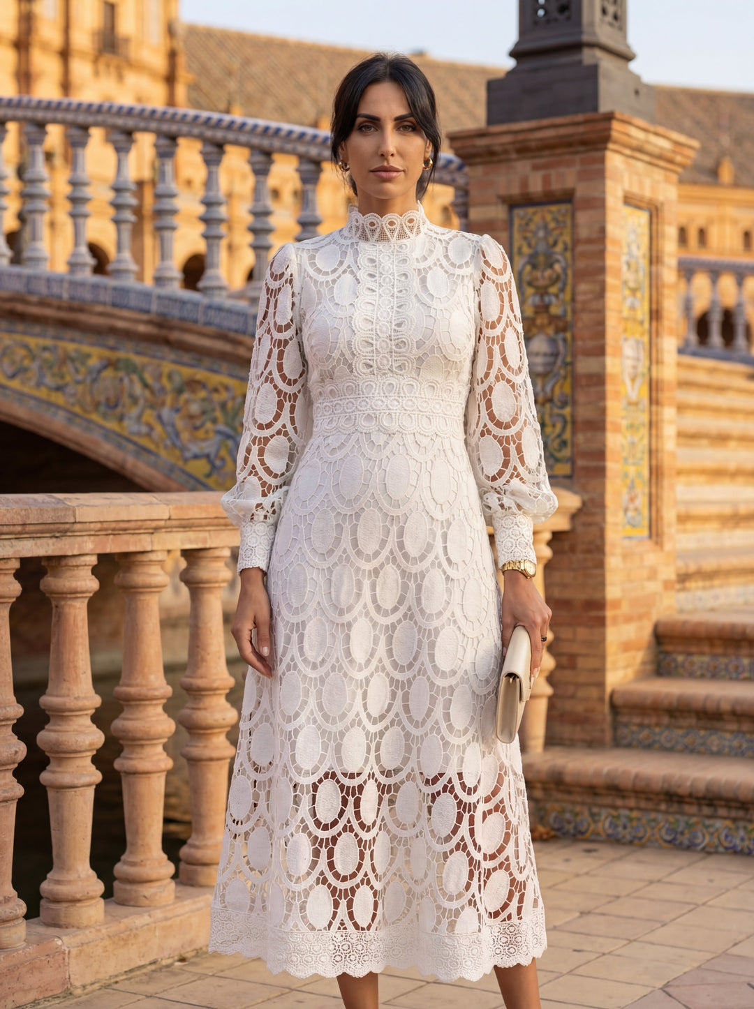 Capricornio | Robe Dentelle Élégante Raffinée