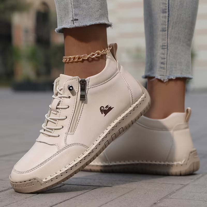 Mila – Baskets Confortables avec Fermeture Éclair