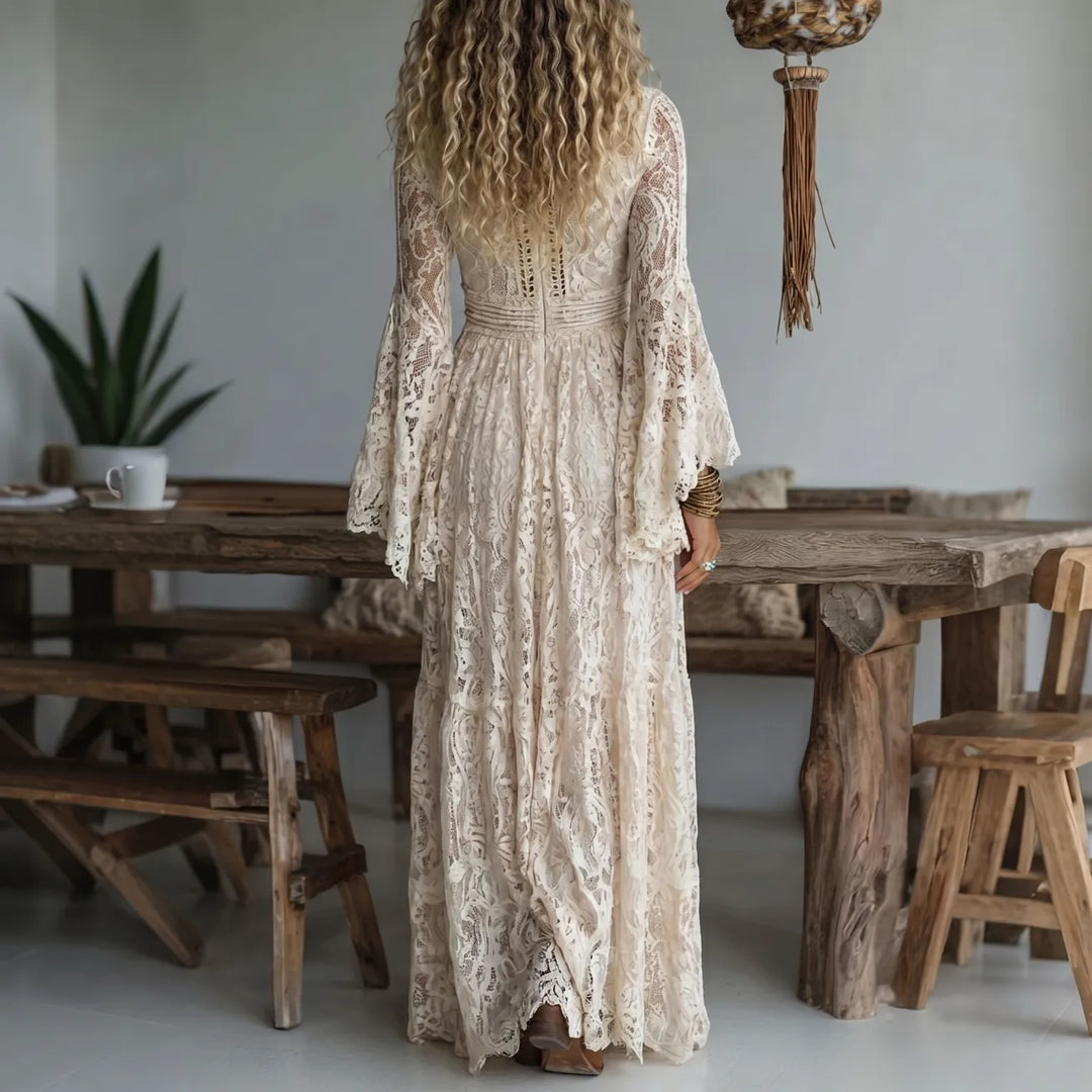 Lois - Robe Maxi Sirène Vintage