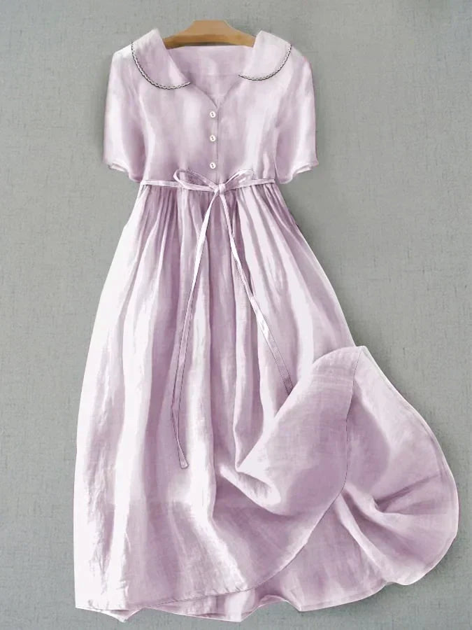 Bea |  Robe Élégante à Taille Lacée