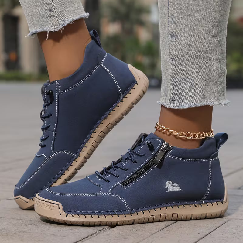 Mila – Baskets Confortables avec Fermeture Éclair