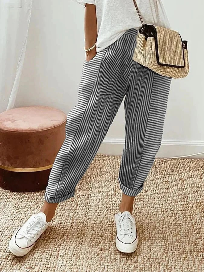 Jade - Pantalon Rayé Jade