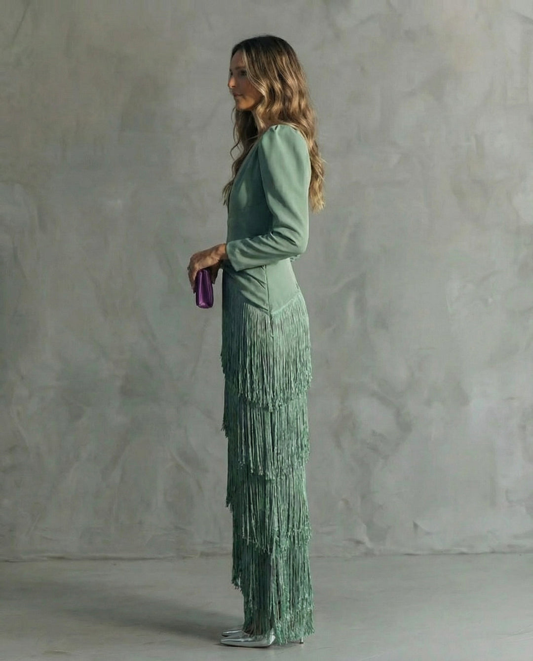 Clara | Robe Élégante à Franges