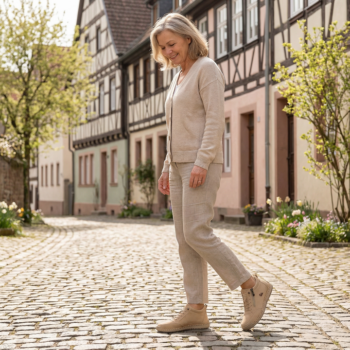 Mila – Baskets Confortables avec Fermeture Éclair