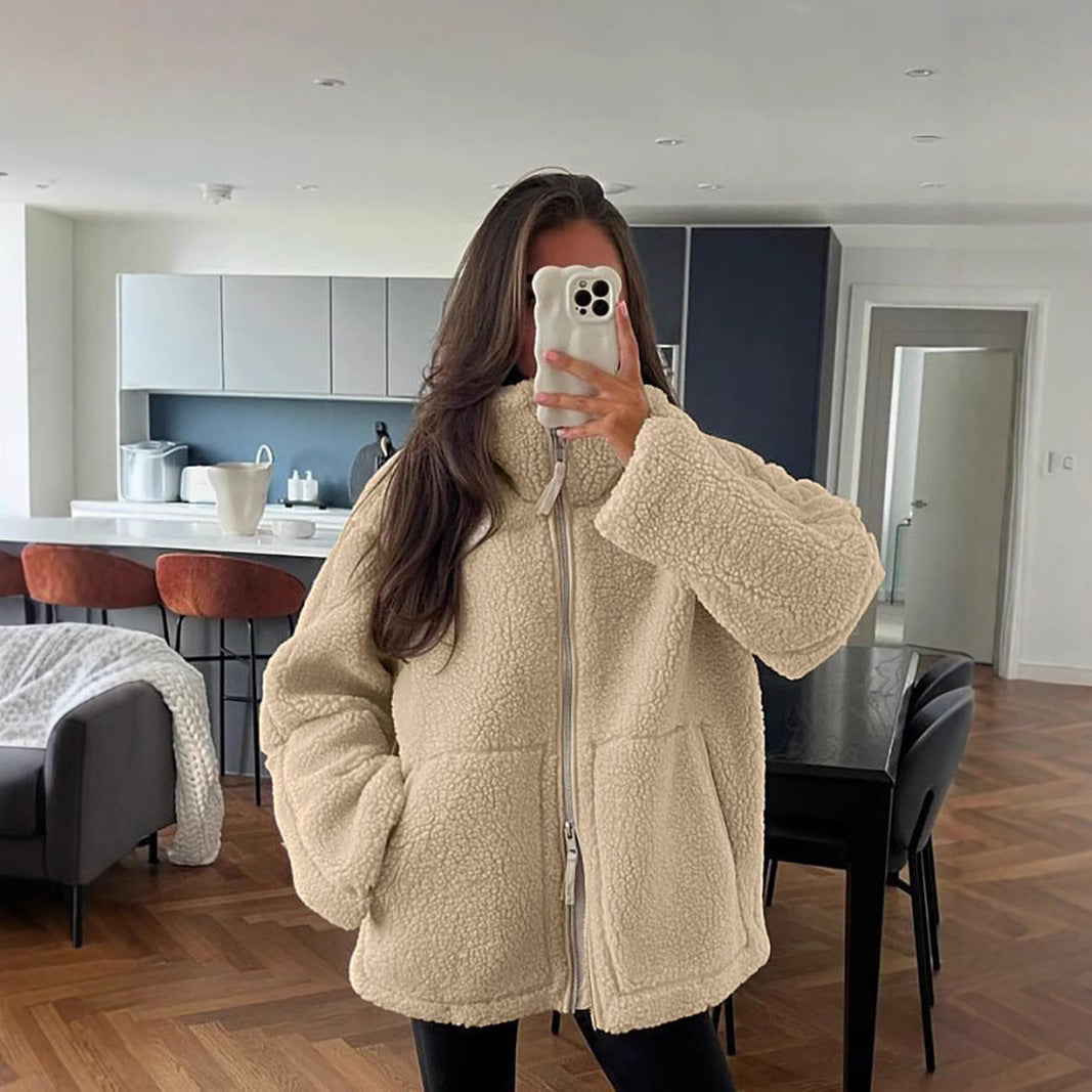 ANNAMARIE - VESTE TEDDY ÉLÉGANTE