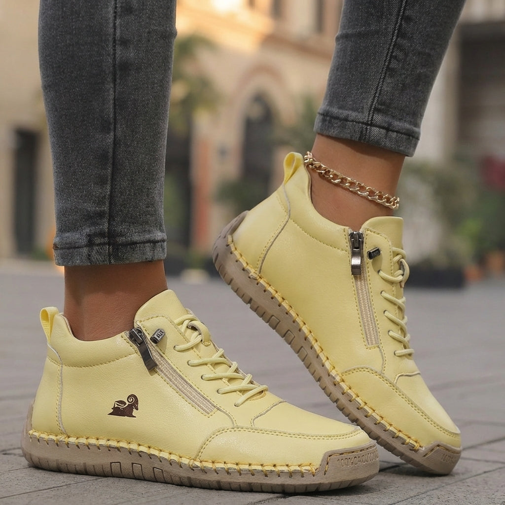Mila – Baskets Confortables avec Fermeture Éclair