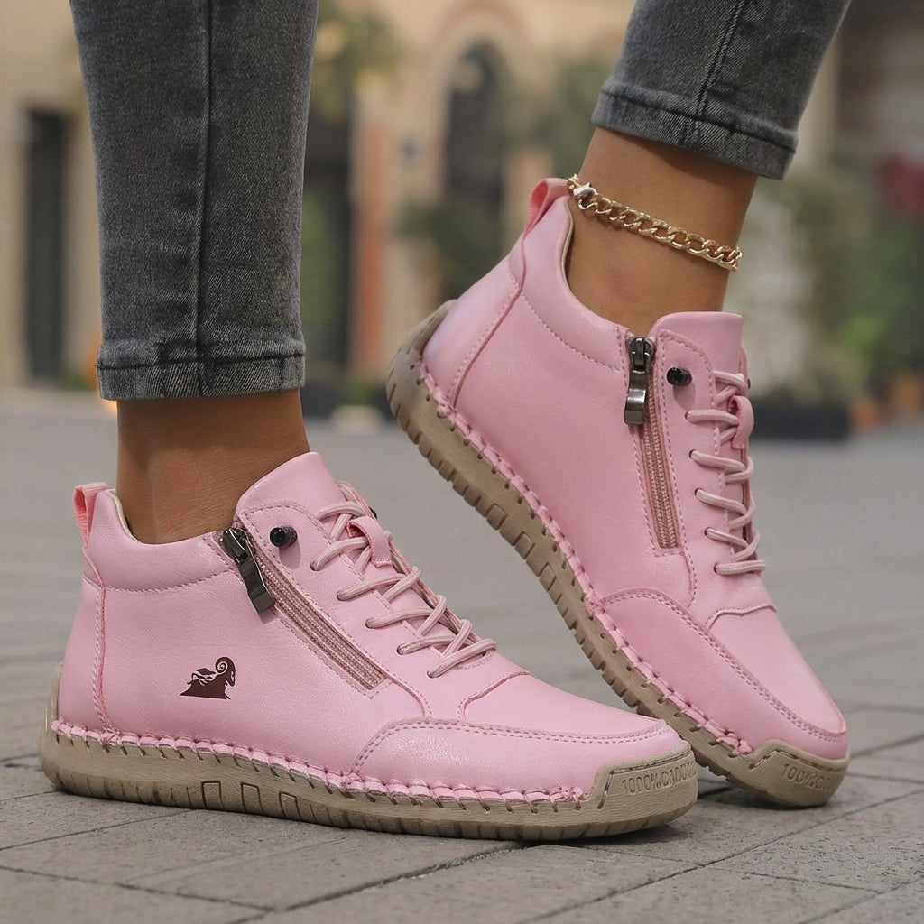 Mila – Baskets Confortables avec Fermeture Éclair