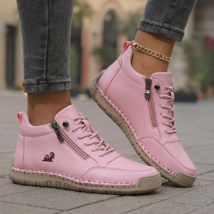 Mila – Baskets Confortables avec Fermeture Éclair