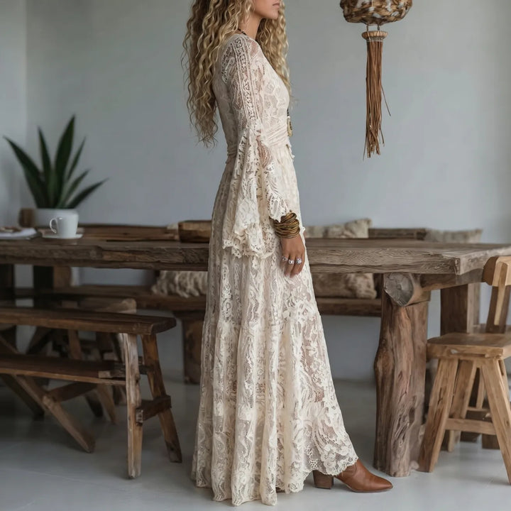 Lois - Robe Maxi Sirène Vintage