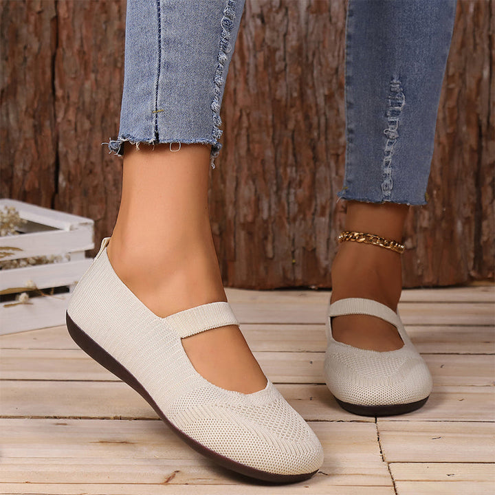 Valerie - Ballerines en maille respirante