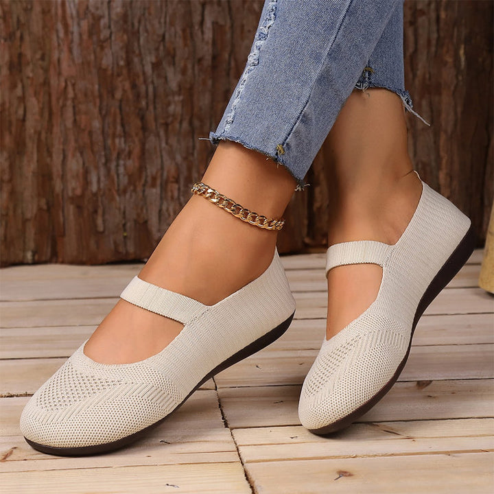 Valerie - Ballerines en maille respirante
