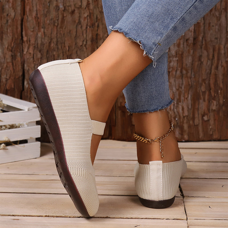 Valerie - Ballerines en maille respirante