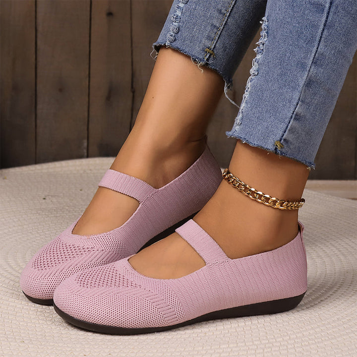 Valerie - Ballerines en maille respirante